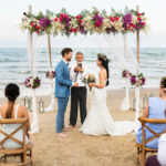 Beach wedding styling